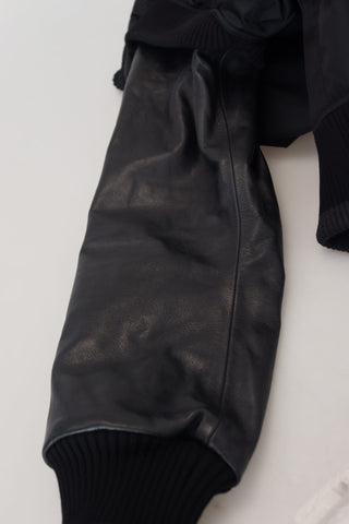 Schwarze Nylonkristalle Mantelknöpfe Jacke