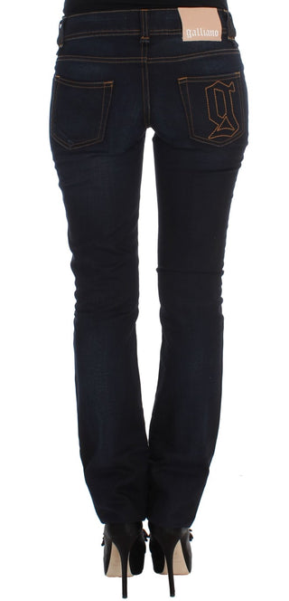 Blue Jeans aus gewaschener Baumwolle im Slim Fit