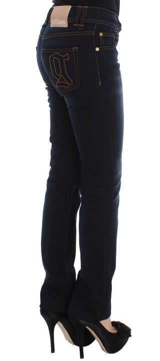 Blue Jeans aus gewaschener Baumwolle im Slim Fit