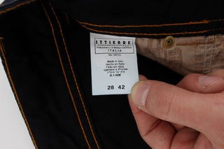 Blue Jeans aus gewaschener Baumwolle im Slim Fit