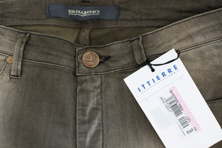Graue Boyfriend-Jeans aus Baumwollmischung mit lockerer Passform