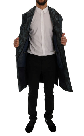Blauer Camouflage Trench Trench
