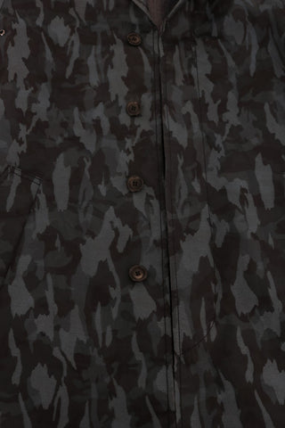 Blauer Camouflage Trench Trench