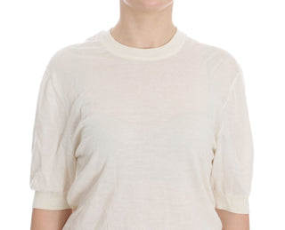 White 100% Cashmere Sweater
