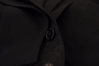 Schwarzer Polyester-Zweiteiler, festlicher Anzug „MARTINI“