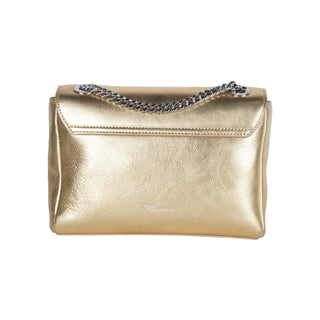Blumarine Gold Ledertaschen Umhängetasche Damen