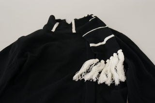 Schwarzer Kaschmir-Rollkragenpullover