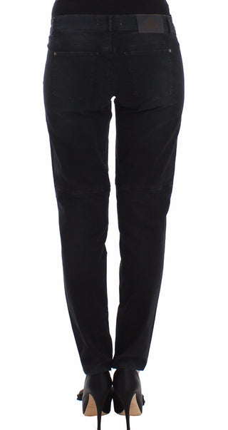 Blue Slim Jeans Denimhosen Skinny Leg Straight