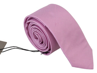 Rosa Klassische Herren Krawatte Accessoire Seidenkrawatte