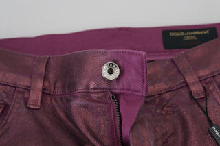 Magenta Baumwolle Herren Freizeit-Träger-Jeans