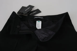 Schwarze High-Waist Damenhose