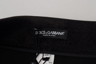 Jeans ajustados negros de mezclilla de algodón lavado