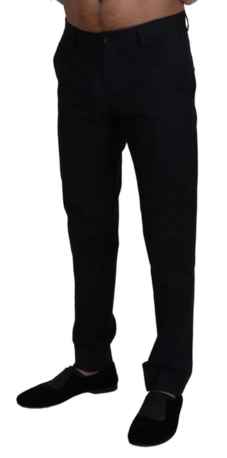 Schwarze Chinohose aus Baumwolle (Business/Elegant)