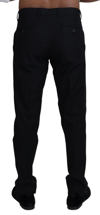 Schwarze Chinohose aus Baumwolle (Business/Elegant)