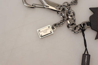 Black Prince Studs Logo Silber Messing Schlüsselanhänger