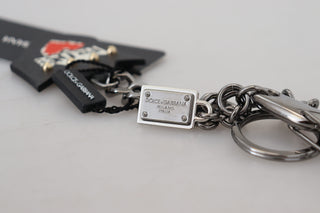 Black Prince Studs Logo Silber Messing Schlüsselanhänger