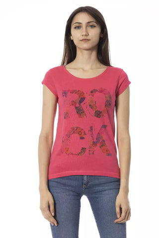 Mehrfarbiges Baumwoll-T-Shirt für Damen