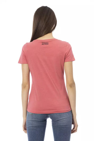 Mehrfarbiges Baumwoll-T-Shirt für Damen