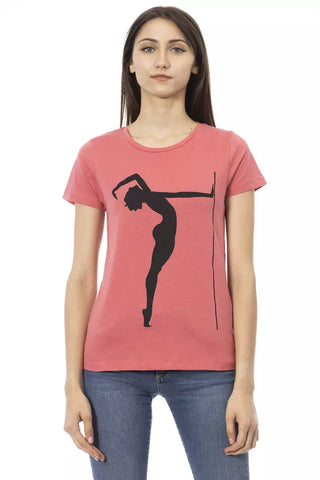 Mehrfarbiges Baumwoll-T-Shirt für Damen