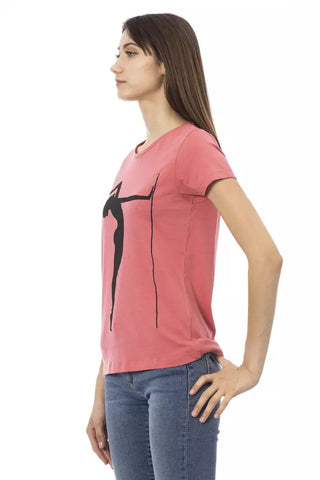 Mehrfarbiges Baumwoll-T-Shirt für Damen
