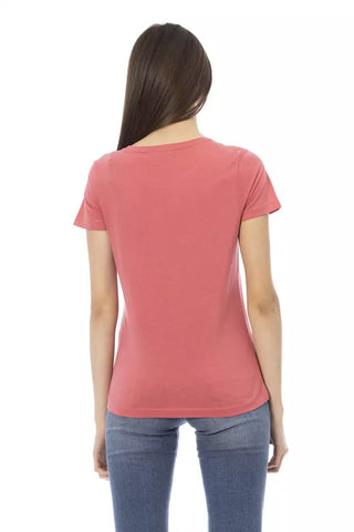 Mehrfarbiges Baumwoll-T-Shirt für Damen