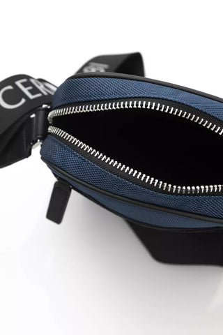 Blaue Nylon Damen Umhängetasche
