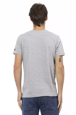 Gray Cotton Men's T-Shirt