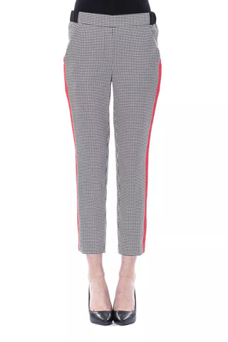 Pantalón de viscosa negro para mujer