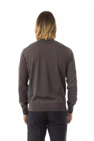 Suéter de Lana Merino Gris para Hombre