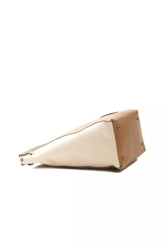 Braune Damen-Schultertasche aus Leder