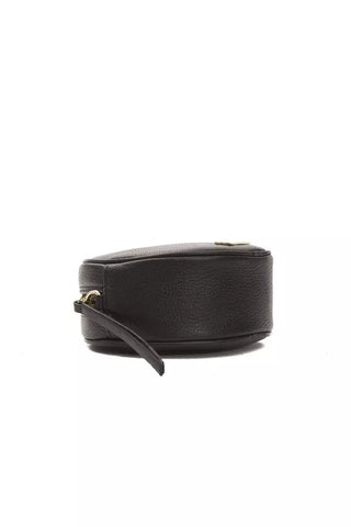Schwarze Damen-Umhängetasche aus Leder