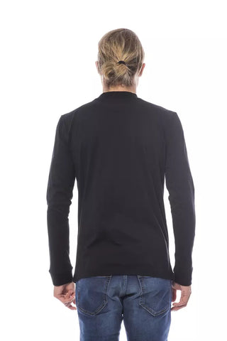 Suéter de Algodón Negro para Hombre