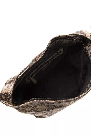 Braune Damen-Schultertasche aus Leder