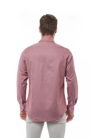 Camisa de algodón para hombre en rojo