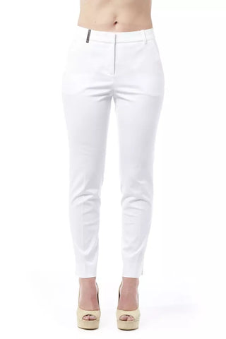 Weiße Baumwolljeans & -hosen