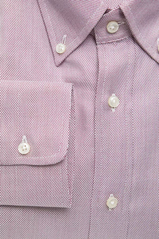 Camisa de algodón para hombre en rojo