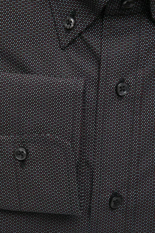 Black Cotton Men's Shirt