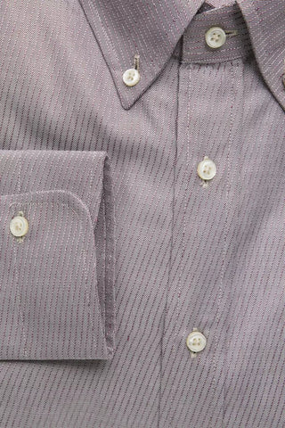 Camisa de algodón beige para hombres