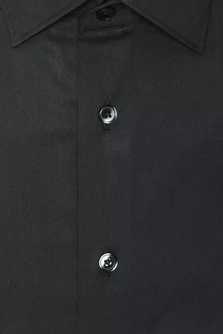 Camisa de algodón gris para hombre