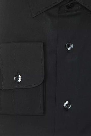 Camisa de algodón gris para hombre