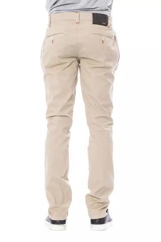 Pantalón Chino de Algodón Beige para Hombres