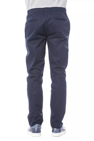 Blaue Polyester-Herrenhose