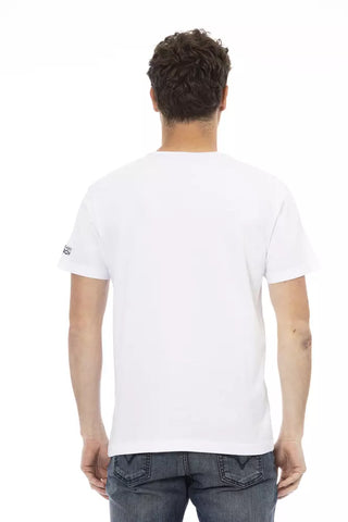 Weißes Baumwoll-Herren-T-Shirt