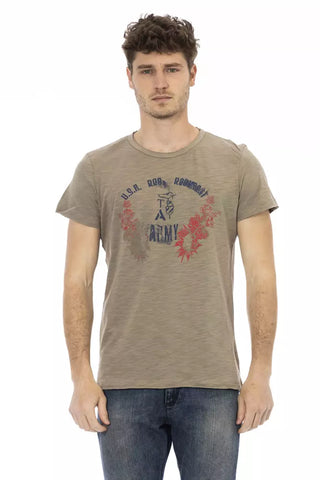"Grünes Baumwoll-Herren-T-Shirt"