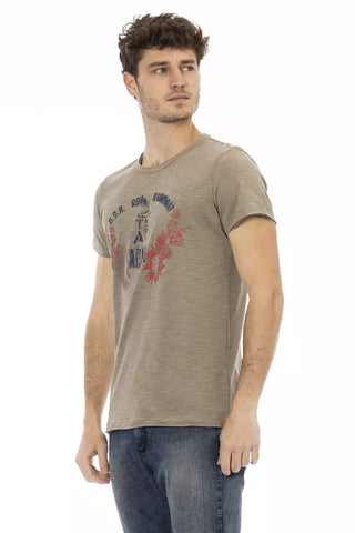 "Grünes Baumwoll-Herren-T-Shirt"