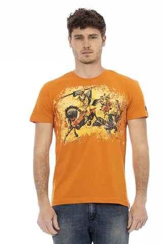 "Oranges Baumwoll-Herren-T-Shirt"
