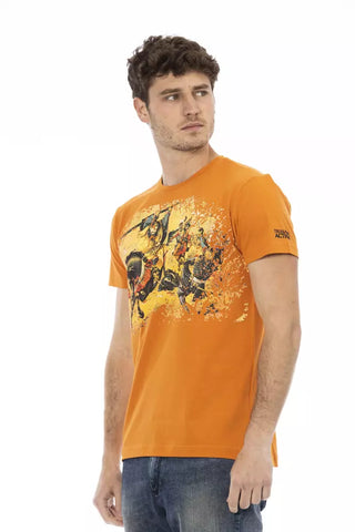 "Oranges Baumwoll-Herren-T-Shirt"