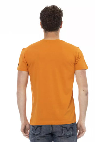 "Oranges Baumwoll-Herren-T-Shirt"