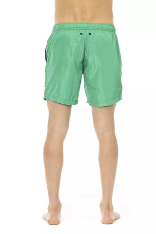 Bañador verde de poliéster para hombre  