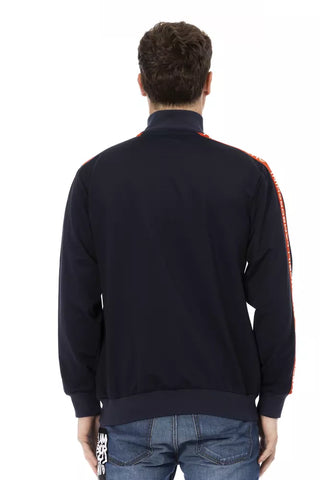 Blaues Polyester-Herren-Sweatshirt